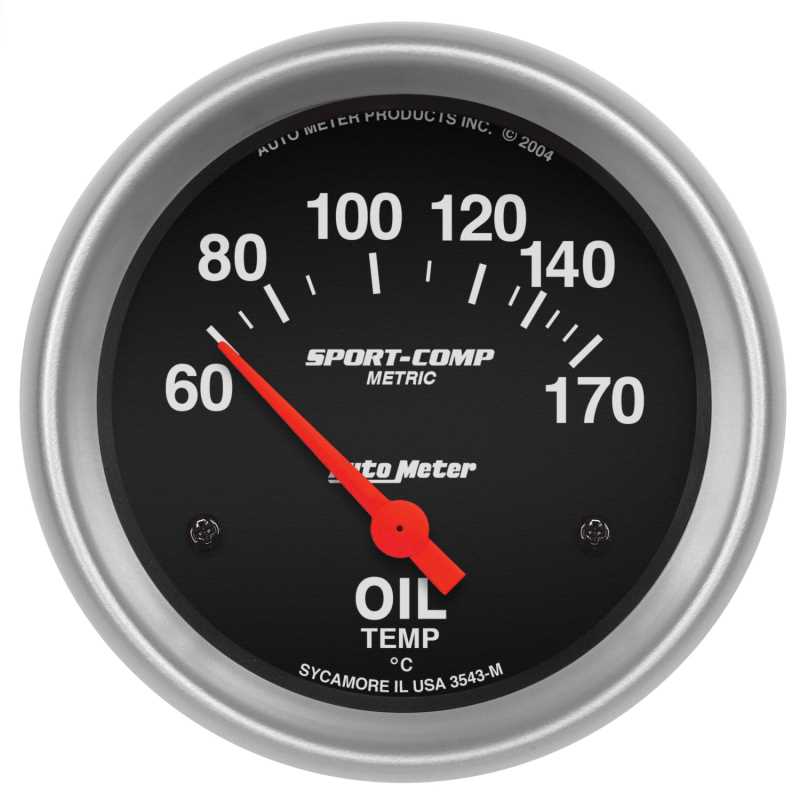Sport-Comp™ Electric Metric Oil Temperature Gauge 3543-M